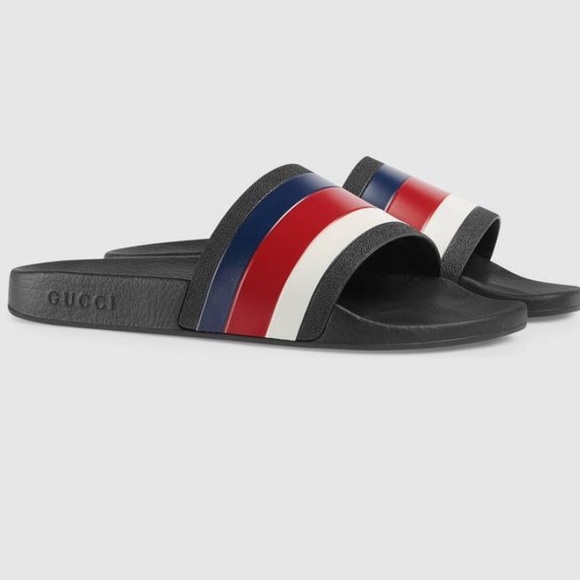 Gucci Other - Gucci pursuit rubber sandal slides NWB